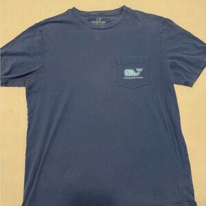 Vineyard Vines Men's Navy Tee with Pocket
